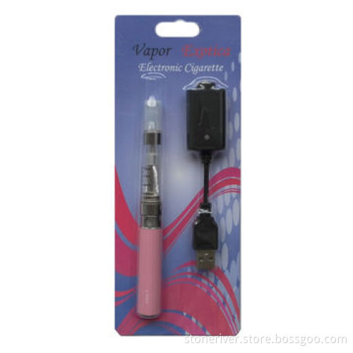 Electronic Cigarette Kit with Blister Pack, Variety of Color Available, 650/900/1,100mAh Capacity